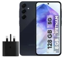 گوشی موبایل سامسونگ مدل Galaxy A55 دو سیم کارت ظرفیت 128 گیگابایت و رم 8 گیگابایت به همراه شارژر سامسونگ - ویتنام 