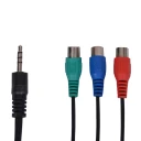 کابل تبدیل جک 3.5 میلی متری به RCA مدل H.K طول 0.2 متر