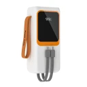 پاوربانک پی زد ایکس مدل V28 Fast Charge 22.5W Cabled ظرفیت 30000 میلی آمپر ساعت