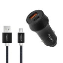 شارژر فندکی لیتو مدل LC-C10 به همراه کابل تبدیل microUSB
