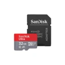 کارت حافظه microSDHC سن دیسک مدل Ultra A1 کلاس 10 استاندارد UHS-I سرعت 98MBps ظرفیت 32 گیگابایت به همراه آدابتور sd