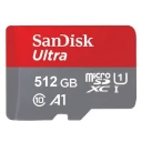  کارت حافظه microSDXC سن دیسک مدل Ultra A1 کلاس 10 استاندارد UHS-I سرعت 120MBps ظرفیت 512 گیگابایت