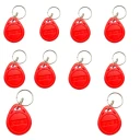 تگ RFID مدل جاسوئیچی قرمز کد 125KHZ Em-125 بسته 10 عددی