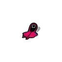 استیکر تزئینی موبایل و تبلت لولو مدل سرباز سریال اسکویید گیم SQUID GAME کد 504