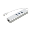 هاب 3 پورت USB-C مدل Y10-LAN 1000-U3