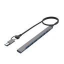 هاب 7 پورت USB/USB-C اونتن مدل OTN-UCA9702