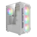 کیس کامپیوتر گیم دیاس مدل AURA GC1 ELITE WH ARGB