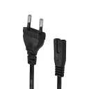 کابل برق دو پین لپ تاپ بافو مدل EU-C7 طول 1.5 متر