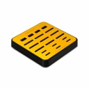 نظم دهنده فضای ذخیره سازی ماهوت مدل Matte-Deep-Mustard-496 مناسب برای فلش و مموری کارت