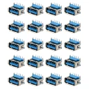 كانكتور مادگی USB-A مدل 4Pin-90Degree بسته 20 عددی