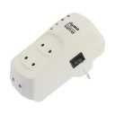 محافظ ولتاژ مهیار مدل B3 سه خانه دیواری بسته 2 عددی