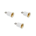 تبدیل سرپیچ E14 به E27 مدل E14-E27 بسته 3 عددی 