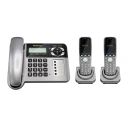 تلفن بی سیم پاناسونیک مدل KX-TG3662JX به همراه 2 عدد گوشی بی سیم