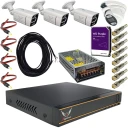 سیستم امنیتی دوربین مداربسته رایمون مدل 2 مگاپیکسل کد RP-2MP-4C01