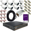 سیستم امنیتی دوربین مداربسته رایمون مدل 2 مگاپیکسل کد RP-2M-8C-05