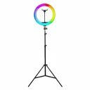 رینگ لایت مدل RGB_LED 26 به همراه سه پایه