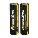  باتری لیتیوم یون قابل شارژ پاور اکسترا کد PX-18650 ظرفیت 2500میلی آمپر ساعت بسته 2 عددی