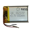 باتری لیتیومی فانسو مدل d-500 ظرفیت 500 میلی آمپر ساعت