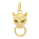 آویز گردنبند طلا 18 عیار زنانه طلای مستجابی طرح CAT