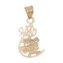 آویز گردنبند طلا 18 عیار بچگانه مایا ماهک مدل MM1178 طرح آیه وانیکاد