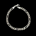 دستبند نقره مردانه مدل فیگارو