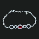 دستبند نقره زنانه مدل 30566