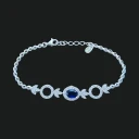 دستبند نقره زنانه مدل 30548