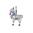 آویز گردنبند نقره زنانه پاندورا مدل Colourful decorated alpaca 65146