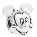 آویز گردنبند نقره زنانه پاندورا مدل Shimmering mickey clip 65115
