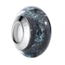آویز گردنبند نقره زنانه پاندورا مدل Wavy dark blue murano 65164