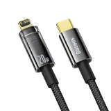 کابل تبدیل USB-C به لایتنینگ بیسوس مدل Auto Power-Off طول 2 متر