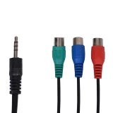 کابل تبدیل جک 3.5 میلی متری به RCA مدل H.K طول 0.2 متر