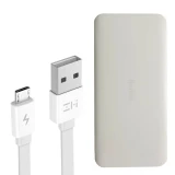 پاوربانک مدل REDMI ظرفیت 20000 میلی آمپر ساعت به همراه کابل تبدیل microUSB