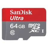 کارت حافظه microSDXC سن دیسک مدل Ultra A1 کلاس 10 استاندارد UHS-I سرعت 100MBps ظرفیت 64 گیگابایت