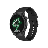 ساعت هوشمند بلک شارک مدل MOB S1 ALGORITHM 422 دارای قابلیت های کنترل موسیقی، شمارنده ضربان قلب، گام شمار، قابلیت مکالمه از طریق بلوتوث، پشتیبانی از زبان فارسی، بند سیلیکون