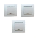 کلید تبدیل پارت الکتریک مدل Azin مجموعه 3 عددی 