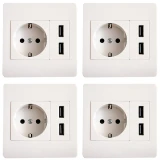 پریز USB مدل تارا بسته 4 عددی