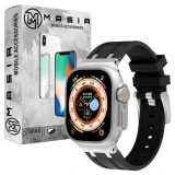 بند مسیر مدل Bracelet Sport Silicone Strap مناسب برای اپل واچ سری 1/2/3/4/5/6/7/8/9/ SE / ULTRA / ULTRA 2 سایز 42/44/45/49 میلی متری