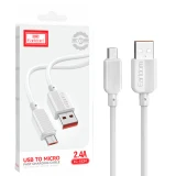 کابل یو اس بی به میکرو یو اس بی Earldom EC-183M 2.4A 1m