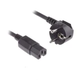 کابل برق سه پین منبع تغذیه کامپیوتر بافو مدل 3x1.5mm-EU-C15 طول 3 متر