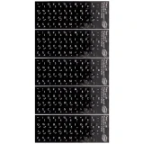 برچسب حروف فارسی کیبورد کد 1850 بسته 5 عددی