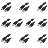 کابل USB پرینتر مدل HighSpeed طول 1.5 متر بسته 10 عددی