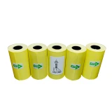 لیبل حرارتی زرد پایتخت رول مدل LA3Y بسته 5 عددی
