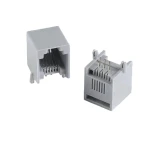 کانکتور مادگی تلفن مدل 6P6C-RJ12-Right.Angle بسته 2 عددی