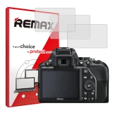محافظ صفحه نمایش دوربین شفاف ریمکس مدل HyGEL مناسب برای دوربین دیجیتال نیکون D3500 بسته سه عددی