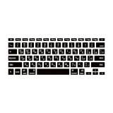 برچسب کیبورد فارسی طرح Black 01 مناسب برای مک بوک ایر 13 اینچ 2010-2017