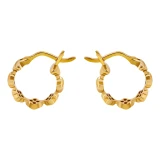 گوشواره طلا 18 عیار زنانه تاج مدل 1013