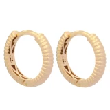 گوشواره کلیپسی طلا 18 عیار زنانه طلای مستجابی مدل مانا تراش کد T2001