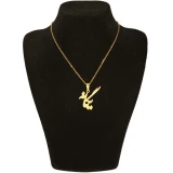 گردنبند طلا 18 عیار زنانه طرح اسم یگانه کد UN005