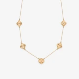 گردنبند طلا 18 عیار زنانه با زنجیر حلقه‌ای (فلامینگو) گلدم مدل PE147003